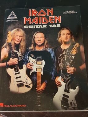 Iron Maiden Guitar Tab Book - Black & Red Cover